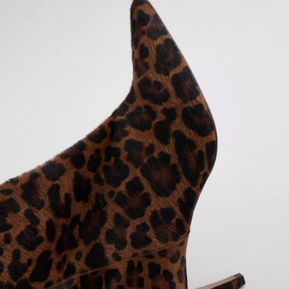 NWT Zara Wide Calf Boots Sz 9 - Picture 6 of 16